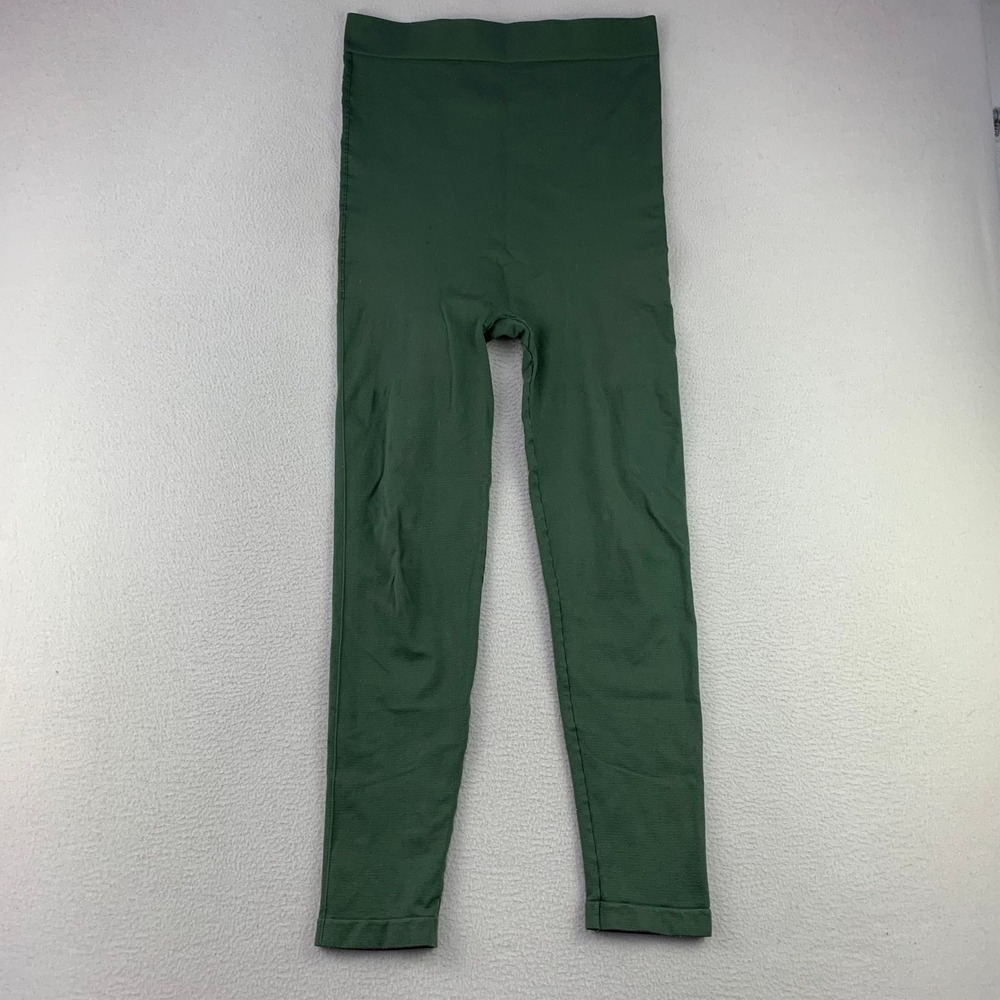 BLANQI Everyday Leggings Women XL Green High Waisted‎ Seamless Maternity Support
